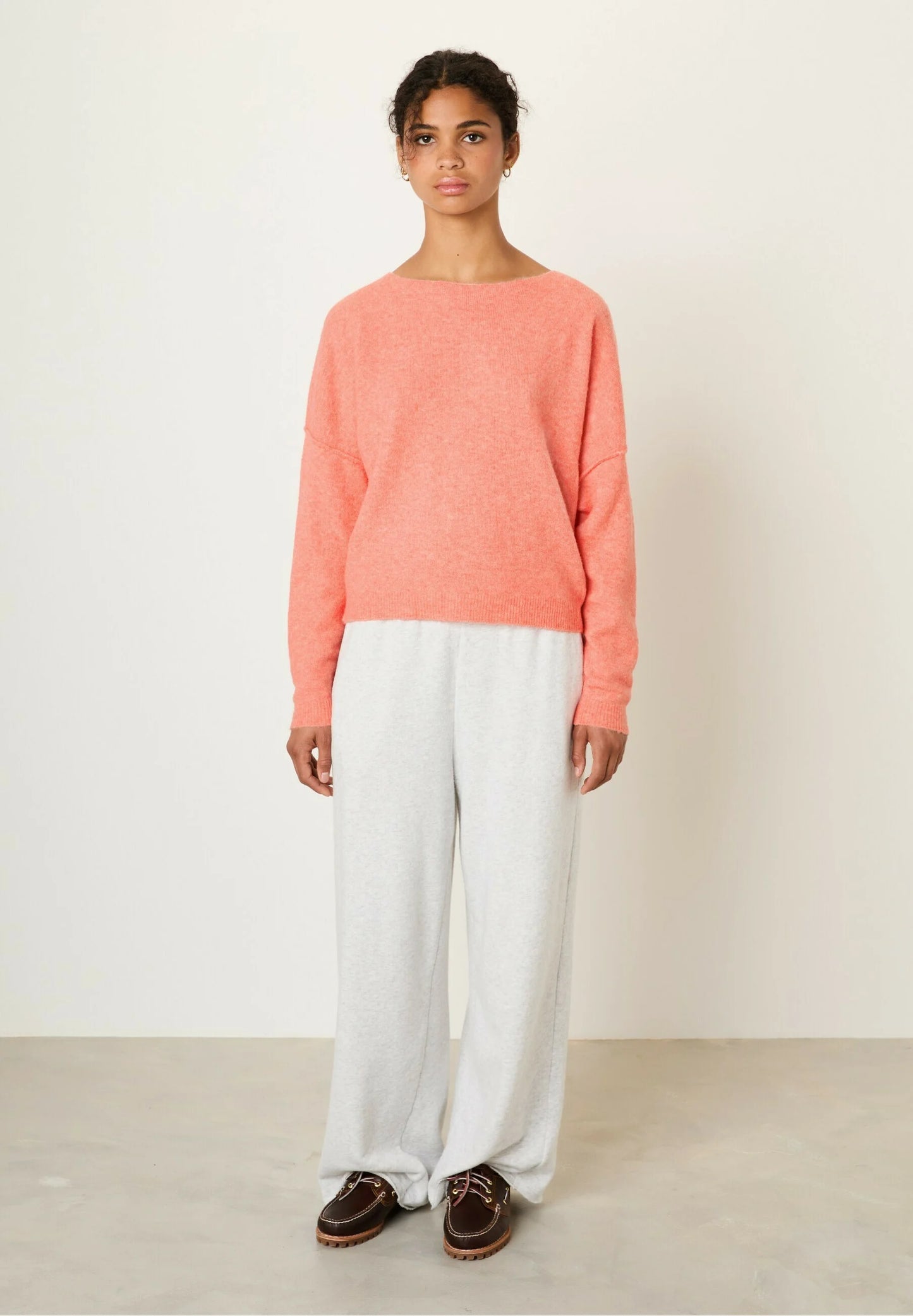 Damsville Sweater by American Vintage in Goyave Chine