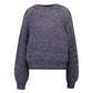 Eda Metallic Sweater by Rino & Pelle in Blue Shadow