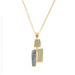 Garam Necklace by Texture in Gold
