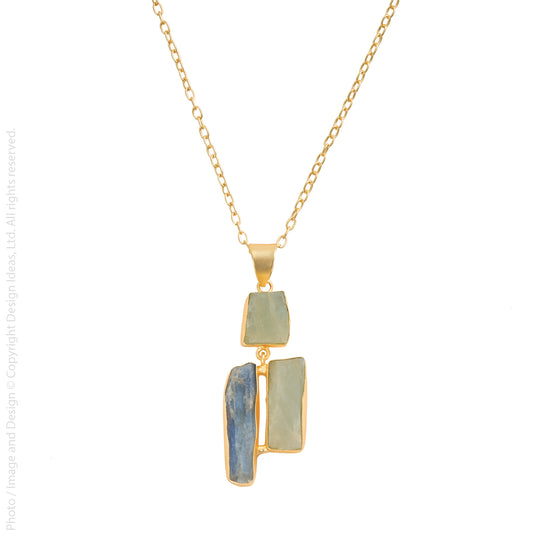 Garam Necklace by Texture in Gold