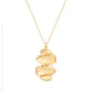 Kurva Necklace by Texture in Gold