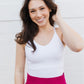 Built-In Bra Cami by Elietian in White