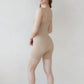 Mid-Thigh Sculpting Shapewear in Tan by Elietian