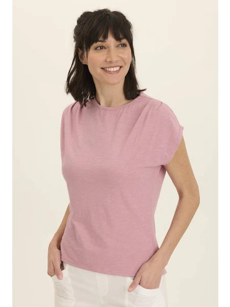 Slub Arwen Top by Wearables in Sweet Pea