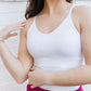 Built-In Bra Cami by Elietian in White