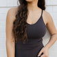 Built-In Bra Cami by Elietian in Black