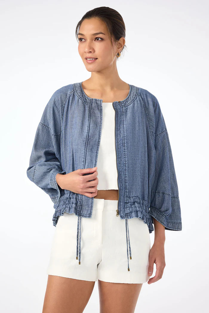 Prita Jacket by Trina Turk in Indigo