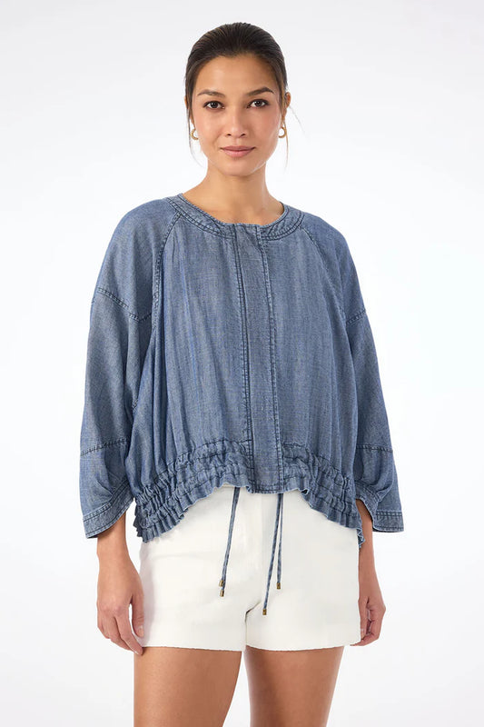 Prita Jacket by Trina Turk in Indigo