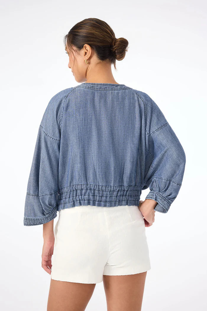 Prita Jacket by Trina Turk in Indigo