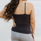 Built-In Bra Cami by Elietian in Black