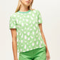 Sugar Hill 2 Top by Trina Turk in Grass Court Whitewash