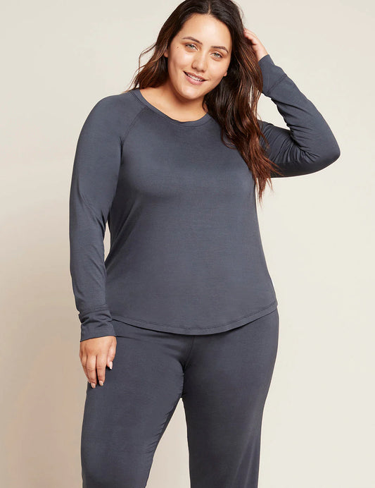 Raglan Sleep Top by Boody in Storm