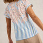 Nelly Notch Neck Tee by White Stuff in Ivory