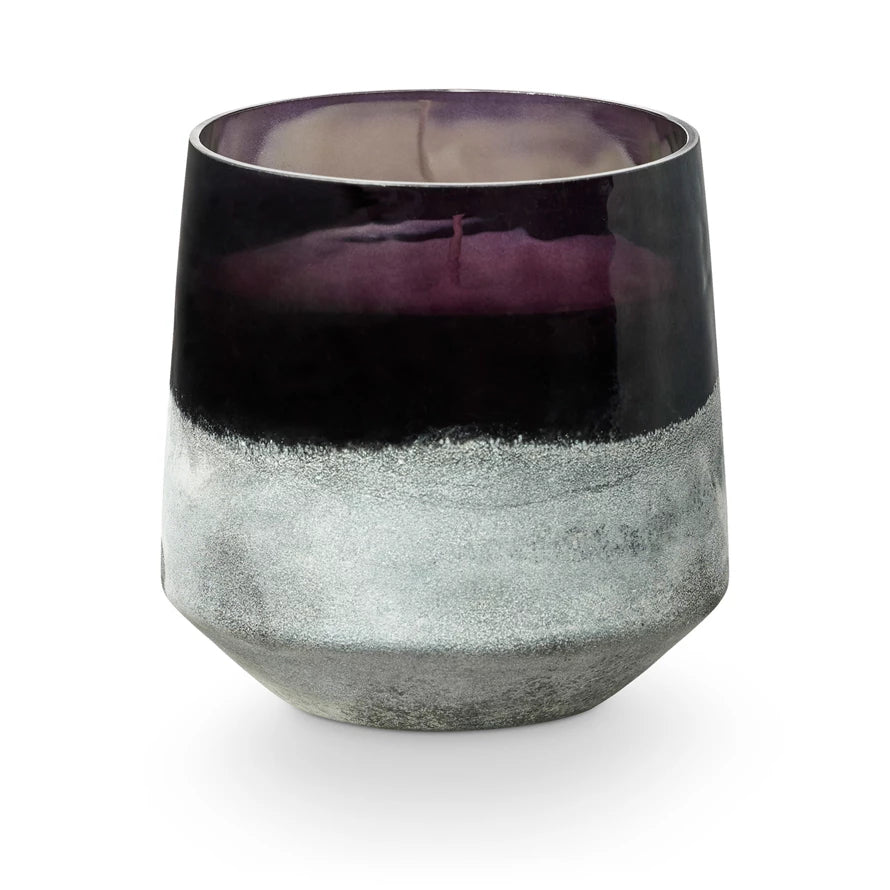 Blackberry Absinthe Baltic Glass Candle by Creative Co-Op