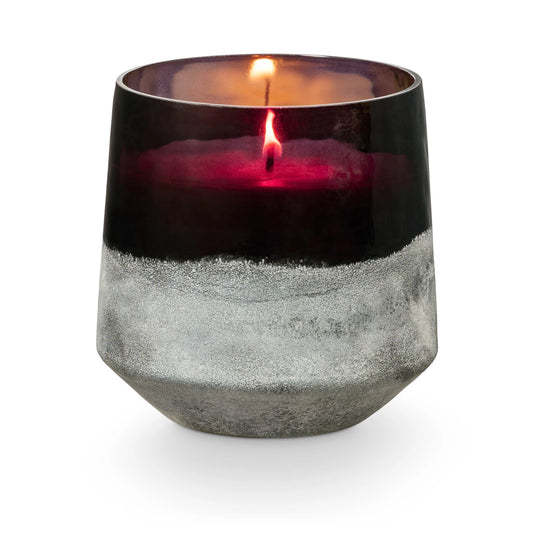 Blackberry Absinthe Baltic Glass Candle by Creative Co-Op