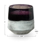 Blackberry Absinthe Baltic Glass Candle by Creative Co-Op