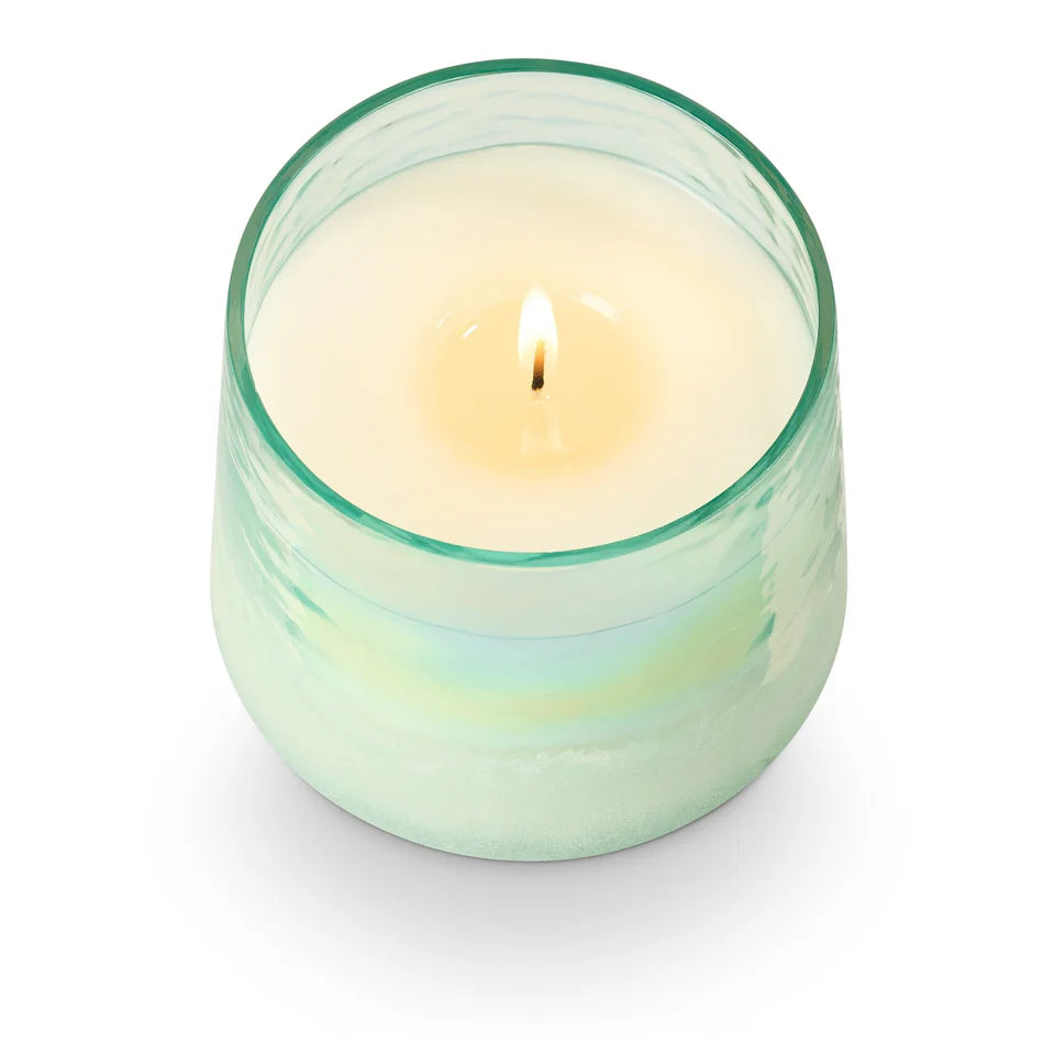 Fresh Sea Salt Baltic Glass Candle by Creative Co-Op