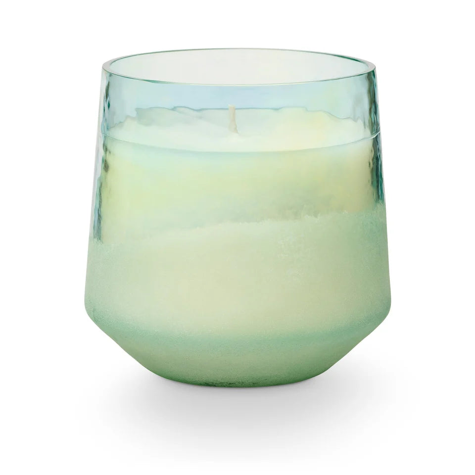 Fresh Sea Salt Baltic Glass Candle by Creative Co-Op