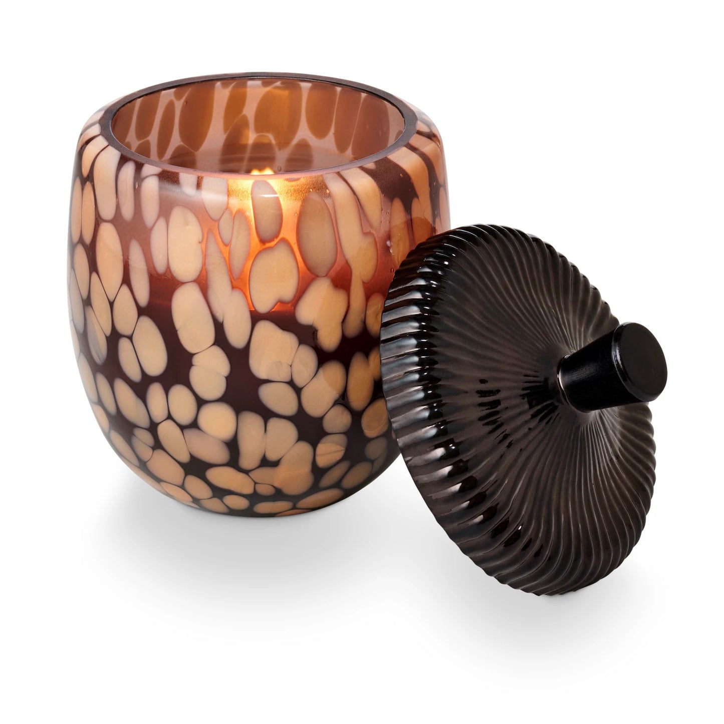 Midnight Pumplin Glass Acorn Candle by Illume