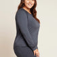 Raglan Sleep Top by Boody in Storm
