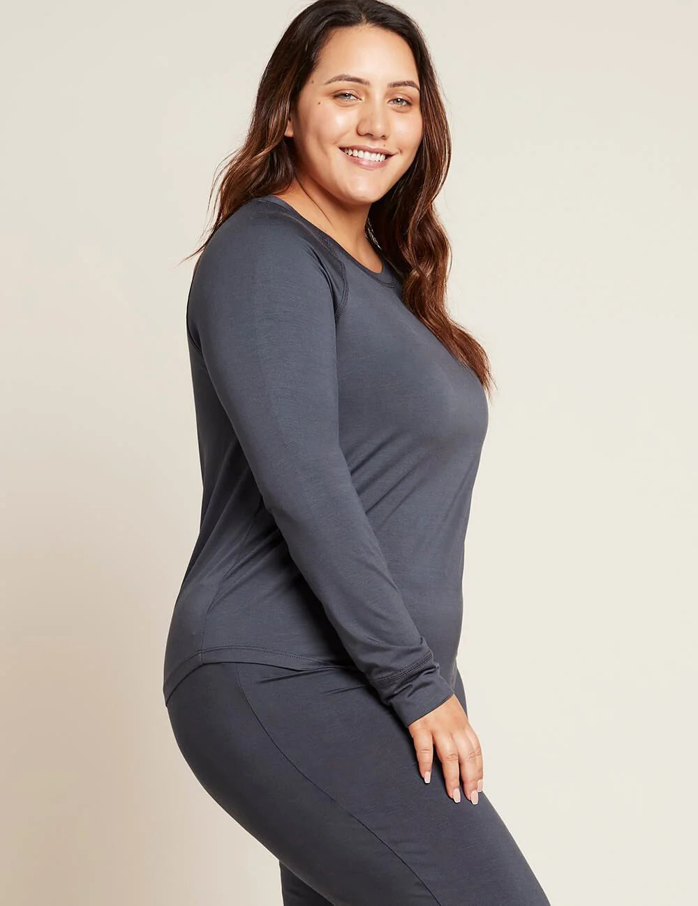 Raglan Sleep Top by Boody in Storm
