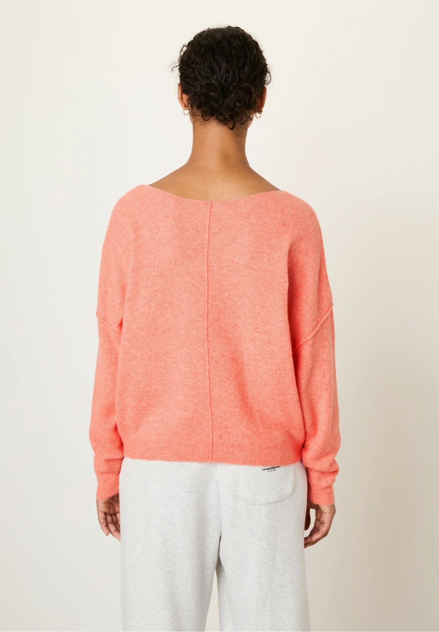 Damsville Sweater by American Vintage in Goyave Chine