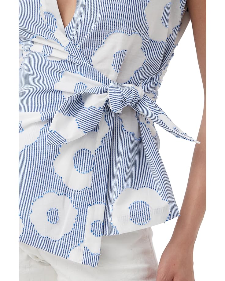 Avant Top by Trina Turk in Cobalt Cove/Whitewash