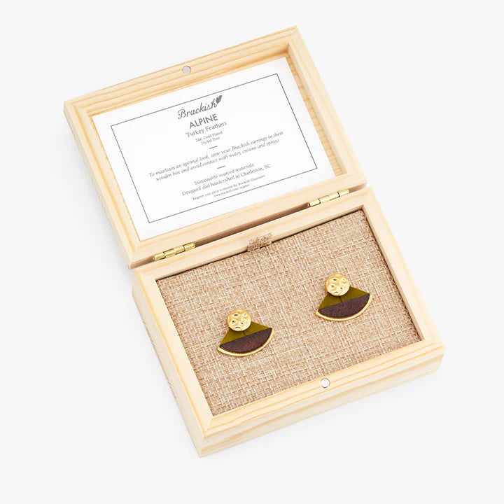 Alpine Stud Earring by Brackish