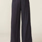 Seamed front Tencel Pant by ANTHEM the label in Black