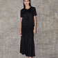 Miuna Wave Plisse Top by Wild Cosmos in Black