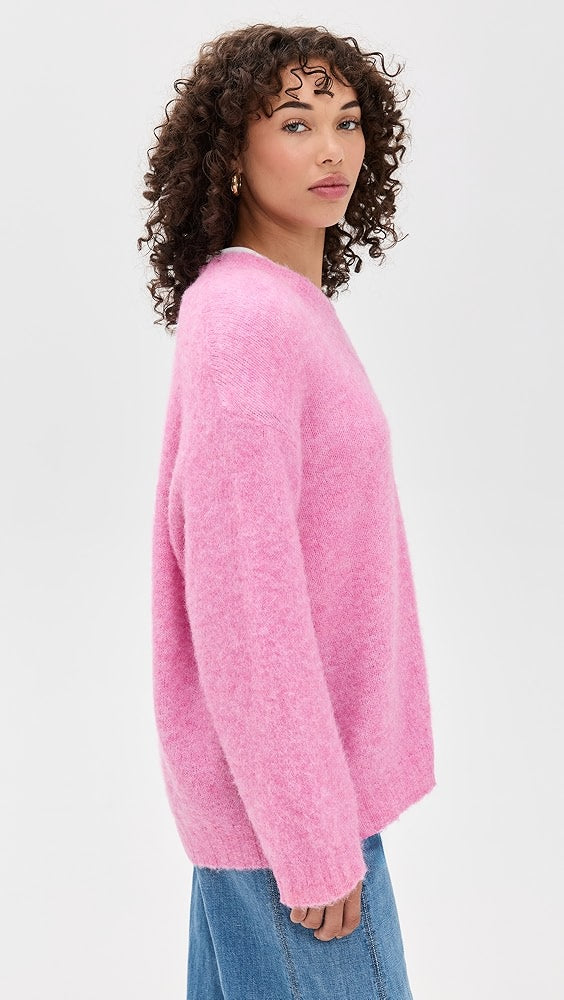 East Sweater by American Vintage in Rose Bubble