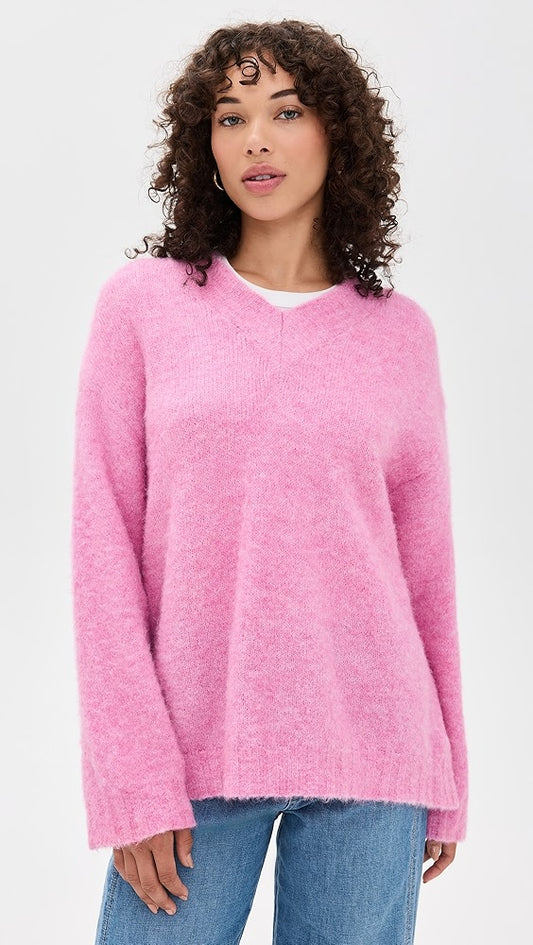 East Sweater by American Vintage in Rose Bubble