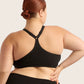 Full Bust Racerback Wireless Bra by Boody in Black