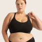 Full Bust Racerback Wireless Bra by Boody in Black