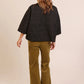 Shrug Jacket by Traffic People in Black