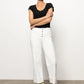 Luna Cuffed Denim Pant by Sanctuary in Bleached White