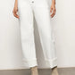 Luna Cuffed Denim Pant by Sanctuary in Bleached White