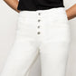 Luna Cuffed Denim Pant by Sanctuary in Bleached White