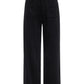 Soft Marine Wide Leg Crop Pant by Sanctuary in Black