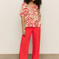 Highland Wide Leg Denim Pant by Sanctuary in Cayenne