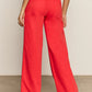 Highland Wide Leg Denim Pant by Sanctuary in Cayenne