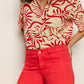 Highland Wide Leg Denim Pant by Sanctuary in Cayenne