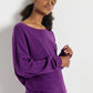 Damsville Sweater by American Vintage in Ultra Violet