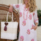 Kaftan Dress by Just Darviny in Hydrangea Pink