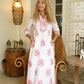 Kaftan Dress by Just Darviny in Hydrangea Pink