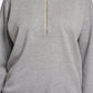 Dounia Sweatshirt w/Zipper by Rino & Pelle in Grey Melange