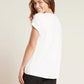 Downtime Lounge Top by Boody in Natural White