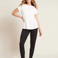Downtime Lounge Top by Boody in Natural White