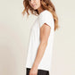 Downtime Lounge Top by Boody in Natural White