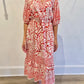 Dress by Olive Hill in Ivory/Orange